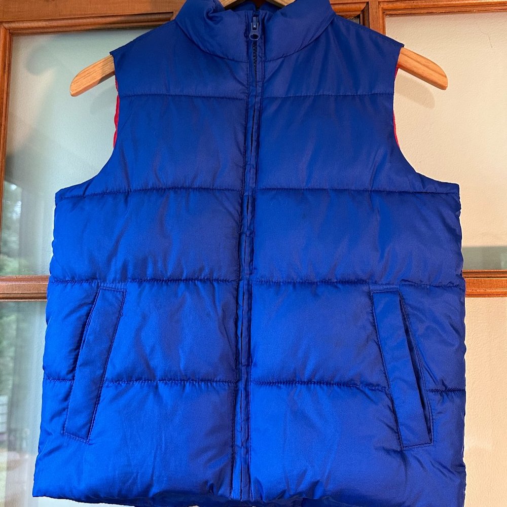 Old Navy Blue Puffer Vest Medium Size 8